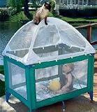 Crib Tents Portable Playard Tent Plus Sunshade, White