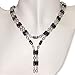 Silver Multi-colored Pearl Magnetic Necklace (4-5 mm)