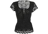 Misses Bay Studio Career Rose Lace Cap Sleeve Top