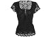 Misses Bay Studio Career Rose Lace Cap Sleeve Top