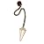 Quartz Pendulum 09 Rudraksha Seed Gunmetal Reiki Energy Crystal Healing
