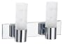 Fusion SBH-2LH-PLC Contemporary Over Mirror Light, Polished Chrome