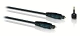 Philips SWA 2311 W/10 Glasfaser-Audiokabel mit Steckern 0,75 m schwarz