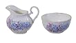 Creamer & open sugar set Forget Me Not Decor.