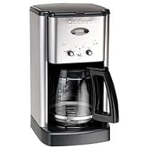 Cuisinart DCC-1200 12-Cup Brew Central Coffeemaker, Black and Stainless Steel