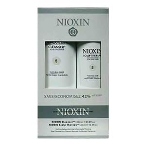 Nioxin System 2 Cleanser 33.8oz & Scalp Therapy 16.9oz courses shop 