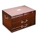 PROVINCIAL 2 DRAWER FLATWARE CHEST - FLATWARE CHEST, 2 DRAWER, MAHOGANY/BROWN, PROVINCIAL COLLECTION