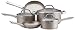 Farberware Premium Nonstick 10-Piece Cookware Set, Platinum
