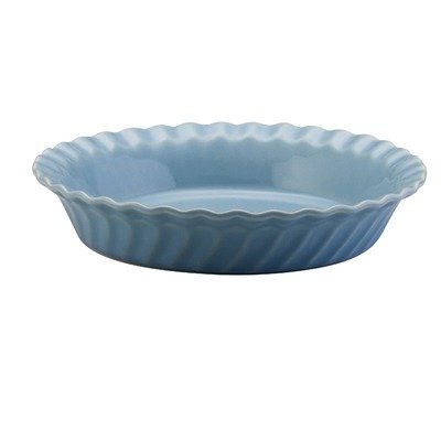 Paula Deen Stoneware 9-Inch Swirl Aqua