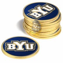 Brigham Young Cougars Golf Ball Marker Pack)