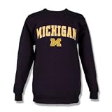 Michigan Wolverines Tackle Twill Crewneck Sweatshirt