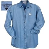 Maltese Ladies Denim Shirt with Embroidered