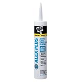 12 Pack Dap 18071 ALEX PLUS Acrylic Latex Caulk Plus Silicone - Clear 10.1-oz Cartridge...