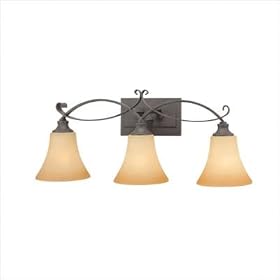 Magnolia Vanity Light in Painted Bronze by Thomas Lighting