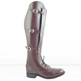 MB1 Man Men Mens 3 Buckle Mounted Police Patol Boots Field Boot Horse Riding Equestrian Shoes Brown Plus 2plus Calf Sizes Available