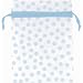 Blue Dot Organza Bags 12ct