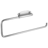 InterDesign Swivel Wallmount Paper Towel Holder, Brushed Stainless Steel