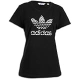 adidas Women's Trefoil Tee, Black, Small