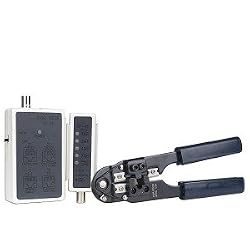 Network Cable Tester with RJ-45 Crimping Tool