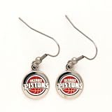 Detroit Pistons Official Logo Earrings