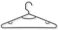 Honey-Can-Do HNGZ01520 Light-Weight Recycled Plastic Hangers, 60-Pack, Black
