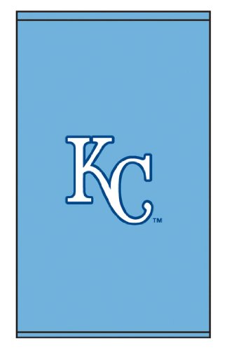 Roller Shades MLB Kansas City Royals Cap Logo - Light Blue Background 0562_0004