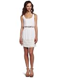 As U Wish Juniors Woven Belted Dress