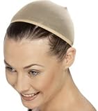 MEN LADIES FLESH COLOUR WIG CAP SECURE HAIR FANCY DRESS