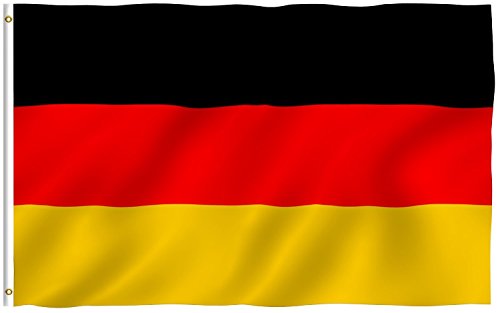 Germany Flag 3x5 ft Printed Polyester Banner by Briar Flags