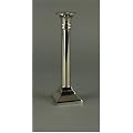 ++Kerzenleuchter Kerzenst�nder 1-flammig Alu silber H�he ca. 20 cm