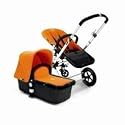 Bugaboo Cameleon Complete Stroller (Dark Grey Base, Orange Fabric)