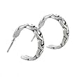 Celtic Love Knot Hoop Earrings in Sterling Silver, #7921