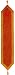 Kitchen & Housewares : April Cornell Maple 13-by-72-Inch Table Runner, Cinnamon Rust