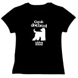 Classic Dog Breed Afghan Hound Dogs Womens T-Shirt (Black, Sizes X-Small - XXX-Large)