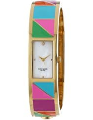 kate spade new york Womens 1YRU0187 "Patchwork" Carousel Gold-Plated Stainless Steel Watch