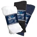 Diabetic Crew Socks - Black: 9-11 - Pack of 3