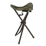 GRAND CANYON Chaise de camping, tabouret à trois pieds OLIVE 32x32x42cm