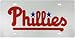 Sporting Goods : Philadelphia Phillies Laser Cut Blue License Plate