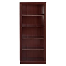 Bush Furniture Saratoga Executive Bookcase, Harvest Cherry