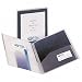Avery Dennison Ave-47876 Avery Flexi-view Two-pocket Folder - Letter - 8.5 X 11 - 1 Each - Navy Blue