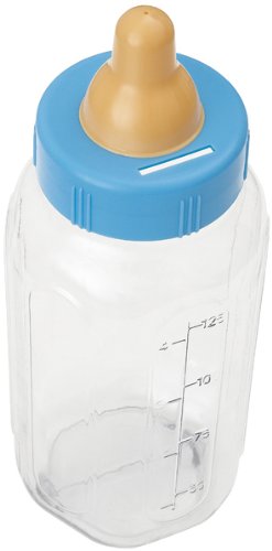 11 Inch Baby Bottle Banks - Blue