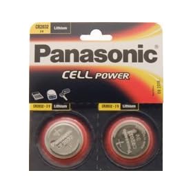CR2032 Battery (2 pack) - Panasonic, Lithium Coin Cell, 3V