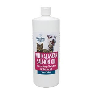 Best Pet Health - Wild Alaskan Salmon Oil for Dogs and Cats 32 Oz.