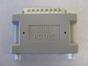 25-Pin DB25 SCSI Male External Active Terminator SCSI-T-25M-EA