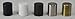 Urbanest Cylinder Lamp Finial for Lamp Shades, Set of 2, Black