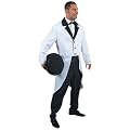 Frack f�r Herren Gehrock Herrenfrack S 48 Wei� white Tailcoat Kost�m 20er 30er