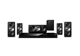 Philips HTS5563/12 5.1 3D Blu-ray Heimkinosystem (HDMI 1.4, Full HD, 1000 W, DivX, iPod/iPhone/MP3 Link, Smart TV) schwarz