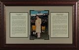 Vince Lombardi unsigned Green Bay Packers What it takes to be #1 Motivational Speech Leather Framed 33x21