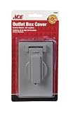 Electrical Boxes: Ace Weatherproof One Gang Vertical Outlet Cover (31644)