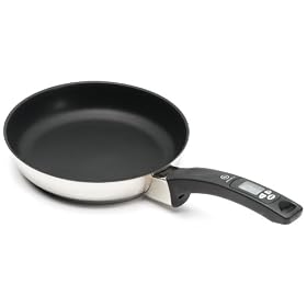 Admetior 24cm Stainless Steel Skillet with removeable digital thermometer by ADMETIOR
